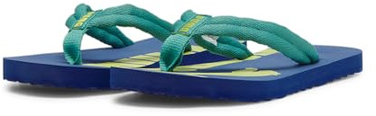 PUMA Epic Flip V2 Jr, Flop, Sparkling Green Cobalt Glaze Lime Sheen, 38 EU
