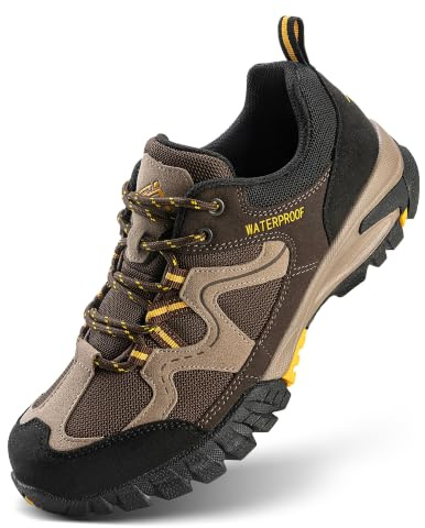 CC-Los Women's Waterproof Outdoor Walking Shoes Non-Slip Lightweight Hiking | Updated Better Fit, Waterproof Keeps Feet Dry, Lightweight Non-Slip, All-Day Comfort, Zero Break-In, Trail & Hiking Ready