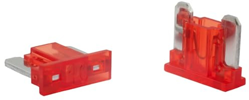 5 Stk. SeKi Mini LP Low Profile Flachstecksicherung 10A rot; Auto Sicherung 58V/DC Flachsicherung Boot Anhänger LKW Wohnwagen