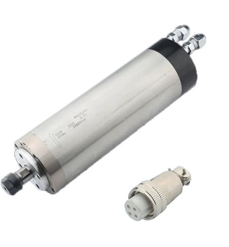 800W 220V ER11 400HZ 2.56 * 8in Woodworking Water-Cooled Spindle Motor Kit, 4 Bearings Speed ​​24000RPM, for CNC Engraving Machine Wood Engraving Milling