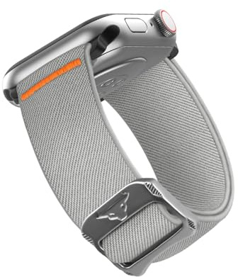 SimpleThings Elastiskt sportband för Apple Watch-armband 38 mm, 40 mm, 41 mm, 42 mm, 44 mm, 45 mm, 46 mm, nylontyg, sportarmband, kompatibelt med iWatch armband Series SE 10 9 8 7 6 5 4 3 2 1