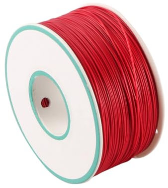 FONGKNOX Filo avvolgente rosso, filo di rame singolo, diametro 0,25 mm, cavo di collegamento PCB, 2,5 metri, 30 AWG, filo avvolgente