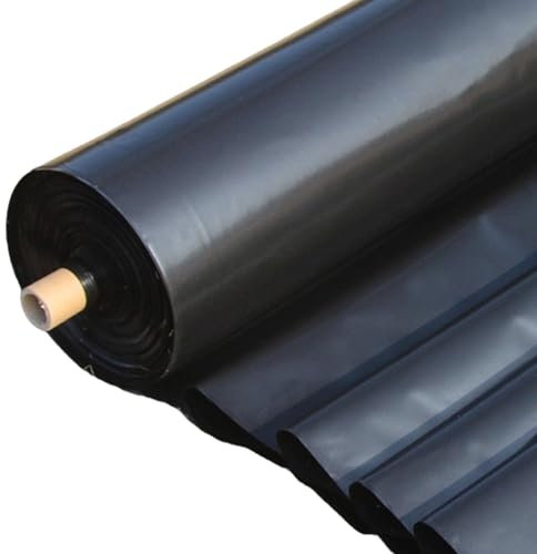 Revestimiento de Estanque de HDPE de Gran tamaño para estanques de Peces y koi de 3 x 12 m Membrana Flexible para jardín acuático para Fuentes, Arroyos y Vida Silvestre Revestimiento de Lona