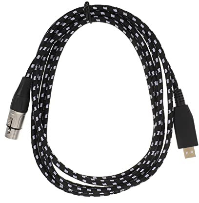LRXIYODE 1pezzi Cavo Collegamento Audio Per Microfono Cavo Microfono Durevole Connettore Usb Xlr Femmina Digitale Per Registrare