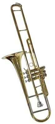 Professionelle Posaune Für Anfänger Goldlackiertes Messing Zug Und Glockenkolbenventil Für Anfängerposaune