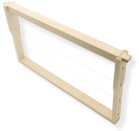 Imkado 30x DNM (Deutsch Normal Maß) Rähmchen, Hoffmann Seitenteile, modifizierter Oberträger - aus Lindenholz, montiert, mit Edelstahldraht gedrahtet