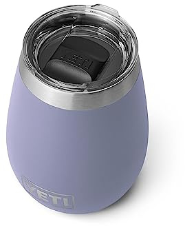 YETI Rambler 10 oz Wine Tumbler, Vacuum Insulated, Stainless Steel with MagSlider Lid, Cosmic Lilac