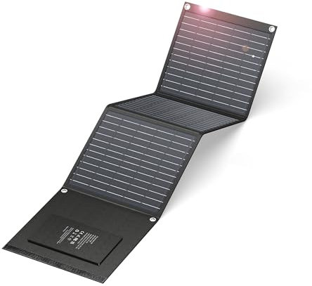 Chargeur solaire 30 W, panneau solaire USB pour le camping, la randonnée et les activités de plein air, compact et léger, étanche IPX4, charge plusieurs appareils avec double ports de charge rapide