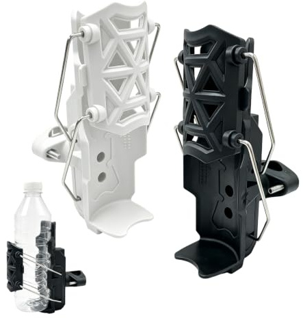 2 Stück Selbstanpassender Fahrrad Getränkehalter, Universal Lenker Flaschenhalter für Fahrrad, Kinderwagen, Motorrad, Scooter & Rollstuhl, Automatisch Anpassbarer Becherhalter für Becher, Thermobecher