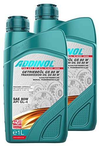 Addinol 2X Getriebeöl Gear Transmission Oil Fluid Lubricant SAE 80W Gs 80 W 1L 74200107