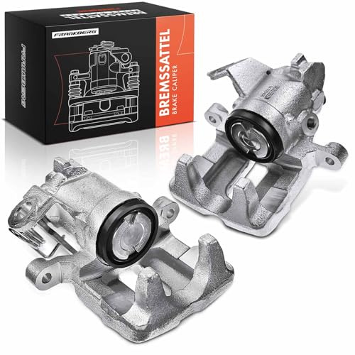 Frankberg 2x Bremssattel Bremszange Hinterachse Replace# 535615424 | Kompatibel mit Golf II 19E/1G1 III 1H1 Jet.ta II 19E/1G2/165 P.a.s.s.a.t 3A2/35I/32B/3A5 Cordoba