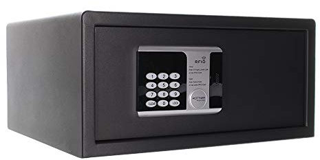 Rottner Elektronik Möbeltresor RFID LAP Elektronikschloss Öffnung mittels RFID-fähigen Karten oder Zahlencode elektronische und mechanische Notöffnung LED-Innenbeleuchtung inkl. Befestigungsmaterial