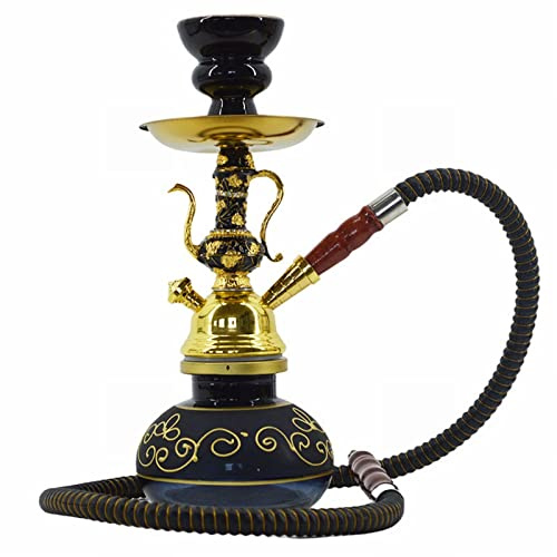 Luxushukas Set arabische Kultur Single Pipe Shisha Set Shisha Set für Café-Familien und Bar-Party leicht zu zerlegen und reinigen D