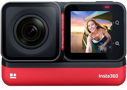 Insta360 One RS Twin Edition Action-Kame Noir/Rouge