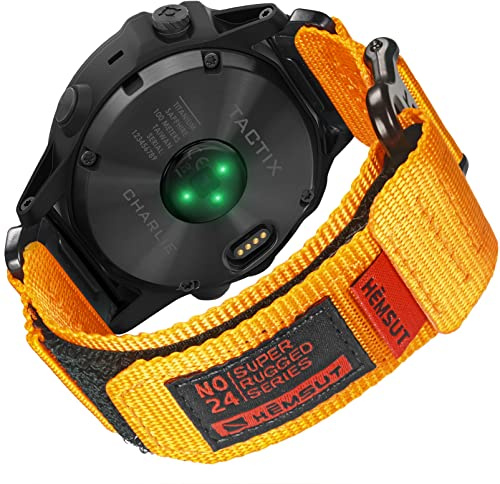 20mm Nylon Klettverschluss Armband Kompatibel mit Garmin Fenix 8 AMOLED43mm | Robustes Sportarmband für Fenix 5S/Fenix 6S/6S Pro/Fenix 7S /Descent MK2S Langlebig & Atmungsaktiv Ersatzband für Männer
