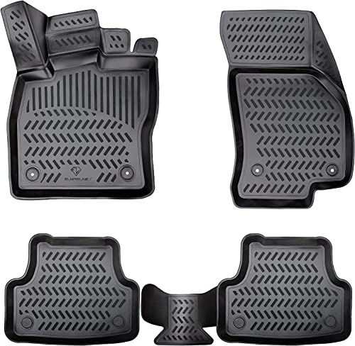 ELMASLINE 3D Gummimatten für Toyota AYGO 2005-2014 | Zubehör Fußmatten
