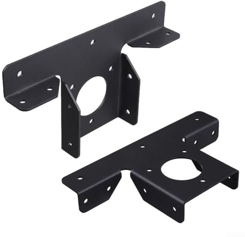 Heavy Duty Pergola Corner Brackets, Metal Pergola Extension T Brackets Support Kit for Pergola Parks Courtyards