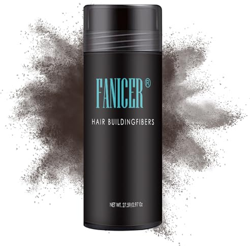 TULAMORIY Hair Fibres(Medium Brown),Hair Fibres for Thinning Hair,Hair Filler Instantly Conceals Hair Loss,Hair Powder Thickener for Fine Hair for Women & Men