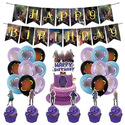 Decorazioni Compleanno Decendents Deco per Compleanno Decendents Festa Buon Compleanno Decendents Palloncino Festa Decendents Palloncini Festa Decendents Topper Torta Decendents Festone Compleanno