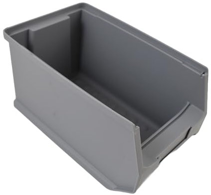sopo a-z 20 Stück Sichtlagerbox Stapelboxen Sichtlagerkästen Kunststoff grau Gr. 3 Made in Germany 235x 145x125
