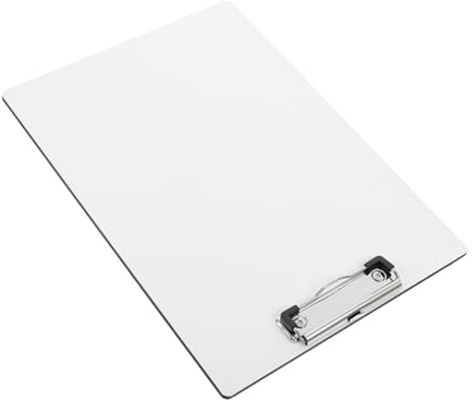 ROMISBABA Tableau Aide à Écriture Planche à Écrire Presse-papiers Portable Pour Bureau Et Classe Organisateur De Documents Avec Clip Solide