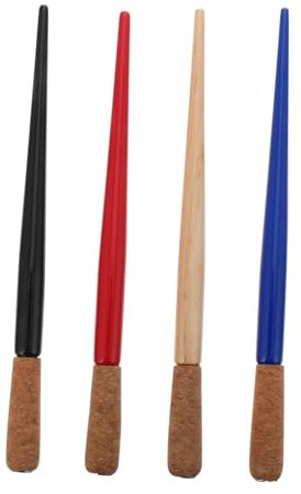 DECORNIJIA 4 Stück Retro Holz Federhalter Schreibzubehör Ergonomisch Kompatibel Mit Comic Stiften Langlebig Glatte Oberfläche