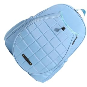RCGOFOLLOW Tennisförvaringsväska Organiserad Stor Kapacitet Sport Vattentät Polyester Erbjuder Maximal Racket Och Hållbarhet Tennisracketväska Ryggsäck Utrustning Vattentät, Blå, 31x13x46 cm