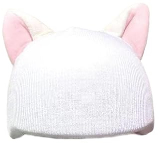 kowaku Copertura Casco Rivestimento Protettivo Casco Cappello Lavorato a Maglia Accessorio Decorativo Invernale Morbido Termico Antivento per Donna U, Bianco