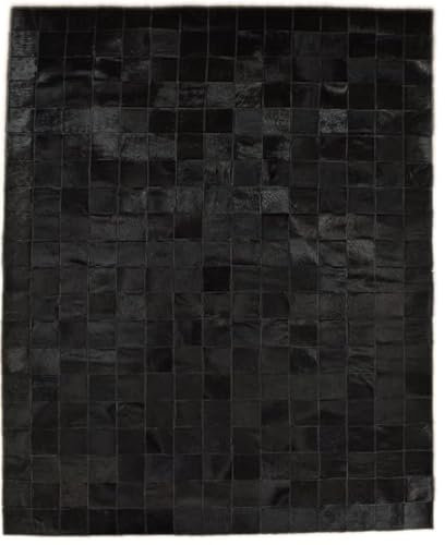generisch KUHFELL Teppich SCHWARZ Patchwork 120 x 180 cm Fell Teppich