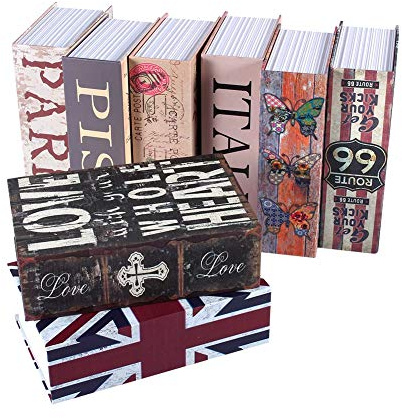 Dictionnaire spécial coffre-fort en forme de livre, dictionnaire livre secret coffre-fort coffre-fort argent liquide bijoux boîte de verrouillage verrouillable livre coffre-fort(butterfly)