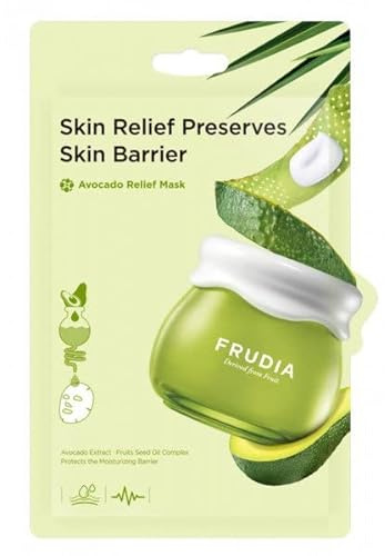 FRUDIA. Mascarilla Facial Aliviadora de Aguacate Calmante Avocado sheet mask