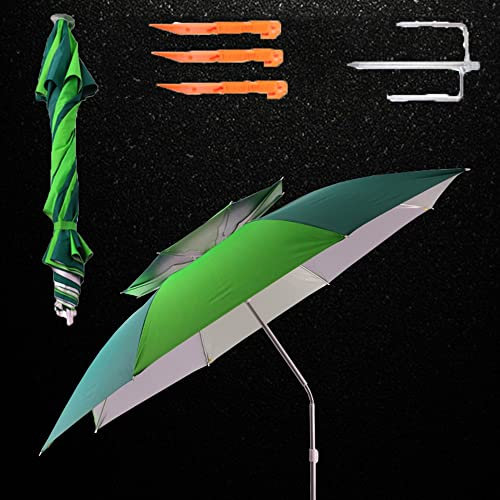 XFAK Sombrilla De Playa Portátil con Ancla Parasol De Jardín Exterior Grande Antiviento Inclinación 360° para Terraza Piscina Piscina Playa (Color : Ø 220cm)