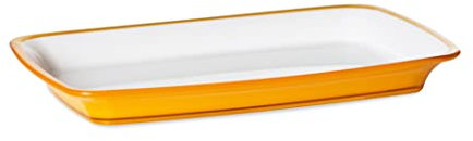 omada Design Plano de Servir Grande, Rectangular, de acrílico irrompible, 34,5 x 23,5 x 3,5 x 3,5 cm, Fabricado en Italia, línea Square