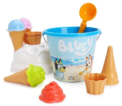Toyland® Set da 14 Pezzi di Bluey e Bingo con Secchiello e Paletta