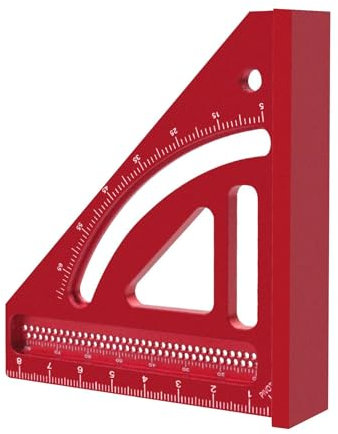 Ungtyb Square Multi-Angle Measuring Ruler - Measuring Tool 5-65 Degree Angle, Triangle, Aluminum Alloy Carpenter Layout Tool