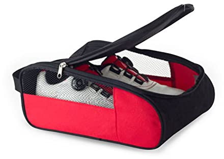 Mllepjdh Atmungsaktive Golf Schuhtasche Sport Reise Organizer Reißverschluss Träger Für Basketball Baseball Tennis Sport Träger Und Koffer Tragbar Leicht Für Reisen