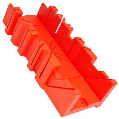Caja de inglete resistente para herramientas de carpintería de corte en ángulo de 0, 22.5, 45, 90 grados, para artesanos y aficionados, proyectos de caja de inglete ajustable