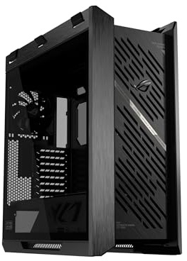 ASUS ROG Strix Helios II EATX mid-Tower Gaming PC case, with Dual Tempered Glass Side Panels, Support for Graphics Cards up to 450mm Long, Graphics Card Braces and Support for up to 420mm radiators