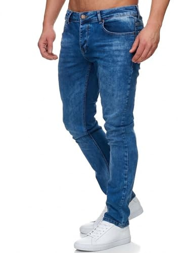 Tazzio - Herrjeans, slim fit, stretchjeans, 16533 svart, Blå, 30W / 34L