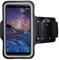 CoverKingz Sportarmband für Nokia 7 Plus - Armtasche mit Schlüsselfach Oberarm Halterung - Sport Laufarmband Handy Armband Schwarz