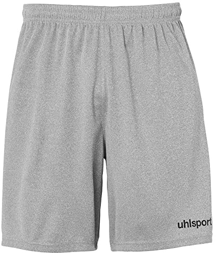 uhlsport Unisex barnbyxor Center Basic shorts utan inre slip Dark Grey melange/svart 140