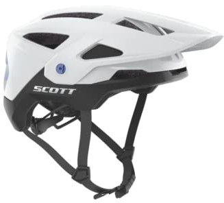 Scott Stego Plus MTB Fahrrad Helm weiß/blau 2021: Größe: M (55-59cm)
