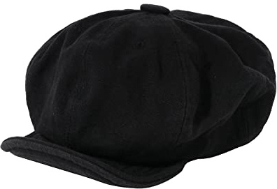 CLAPE Schiebermütze Herren Damen Washed Cotton 8 Panel Baskenmütze | Faltbar,Short Brim,Vintage Newsboy Cap,Gatsby Ivy Cap für Alltag,Freizeit,Reisen