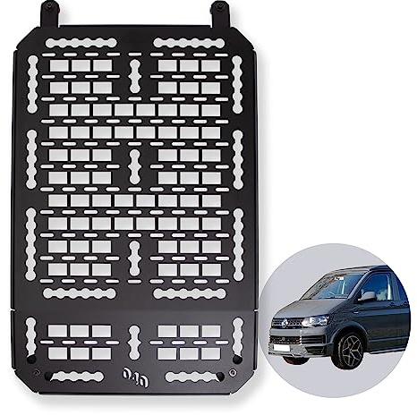 040 Parts einzelnes Molle Board für VW T5 T6 T6.1 California – Universelle Gerätehalterung und zusätzlicher Stauraum für Abenteuer, Camping und Outdoor