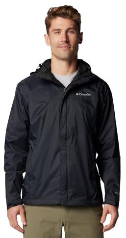 Columbia Watertight 2 Jacket, Chaqueta impermeable para la lluvia Hombre, Black, XXL