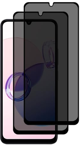 NicMool 2 Piezas Privacidad Protector de Pantalla Compatible con Xiaomi Redmi 13C, [9H Dureza] [Sin Burbujas] [Anti-Scratches] Anti Espía Cristal Templado Película Protectora para Xiaomi Redmi 13C
