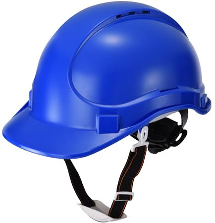 SAFEYEAR Anti-Schlag- und pannensicherer ABS EN397 Schutzhelme mit 8-Punkt Ratsche Aufhängung, mit atmungsaktivem Loch Design,Kappe Stil Hartmützen, für Heimwerker, BAU Einstellbarer Arbeitshelm