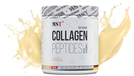 MST® Nutrition Kollagen Pulver Fortigel® mit Vitamin C, Kollagen Peptide mit Vitamin C Pulver – Made in Germany, Bioactive Collagen Peptides® BCP®, Collagen Peptide, Kollagen Komplex (300gr)