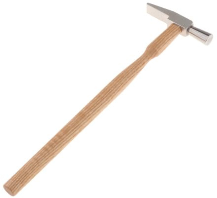 Harilla Uhrenreparaturhammer, Uhrenherstellungshammer, Ersatz, Männer und Frauen, Heimreparatur, Uhrenmechaniker, Wartung, DIY-Uhr, Kleiner Hammer, Holzfarbe