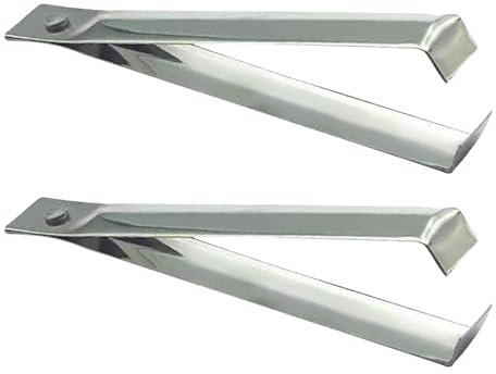 Garlic Peeling Tweezers for Peeling Skin | Garlic Peeler Tweezers Skin Removal Tool | 2 Garlic Peeler Thin Handle Garlic Peeler Handy Thin Tongs for Kitchen Kitchen
